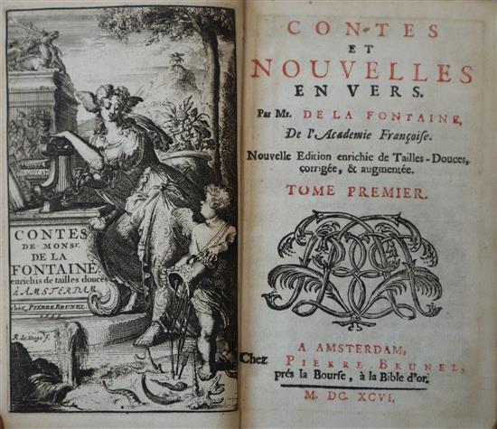 La Fontaine (Jean de) - Contes et nouvelles en vers, nouvelle édition enrichie de tailles-douces, corrigée & augmentée,